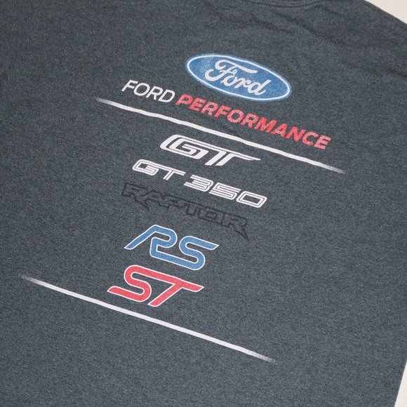 Ford Shirts Mens Ford Performance Gt 35 Raptor Short Sleeve T Shirt